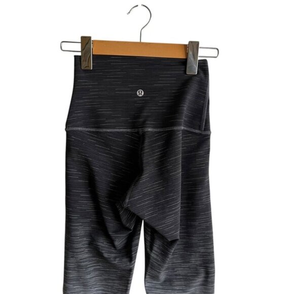 Lululemon Wunder Under Hi-Rise Tight Size 4 *Ombre 31" Space Dye Black D… - Picture 7 of 13